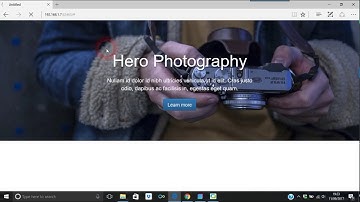 How to do Hero Image in Bootstrap Studio