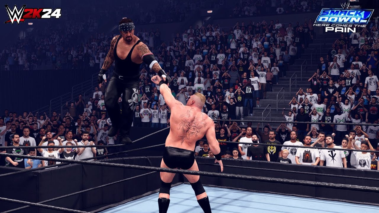 Brock Lesnar vs. Undertaker | HCTP Smackdown! Arena | Extreme Rules | WWE 2K24 Gameplay
