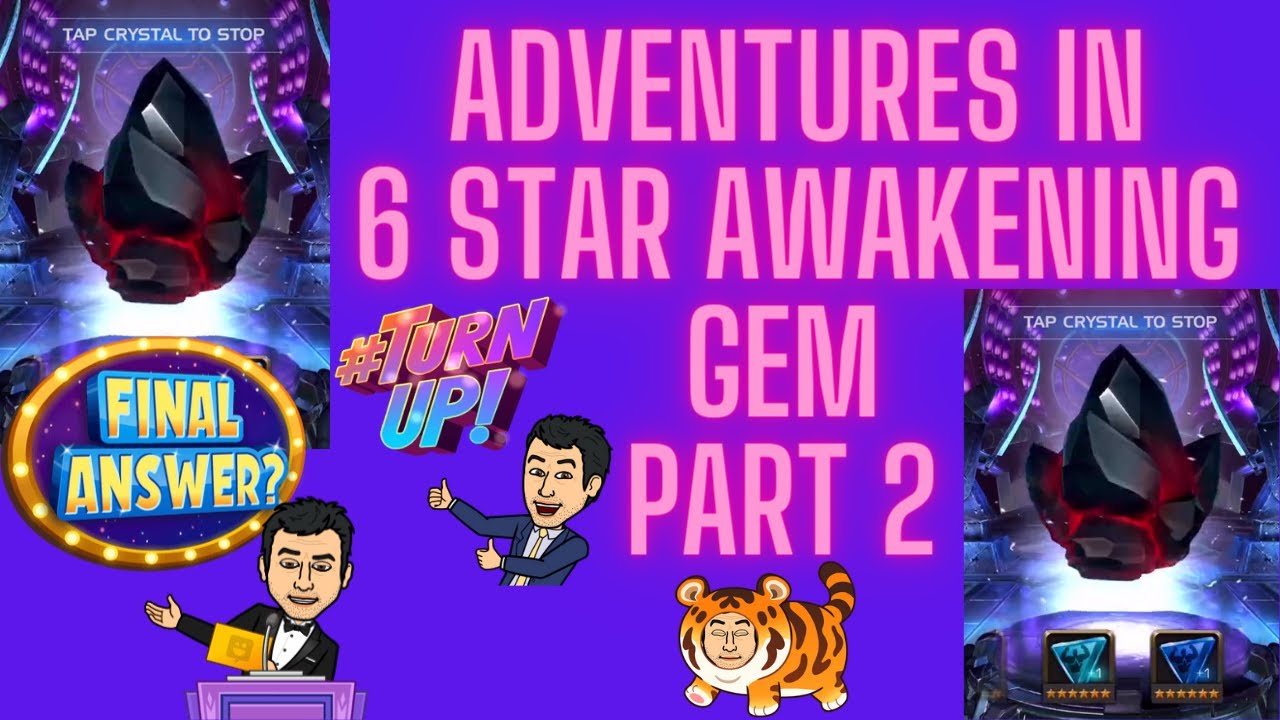 Adventure in 6-Star Awakening Gem - Part 2 - Enzo Eigen - 4L0ki - Marvel Contest of Champions - MCOC