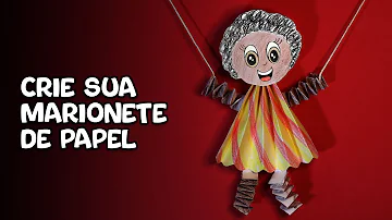 Como fazer um fantoche de rolo de papel higiênico?