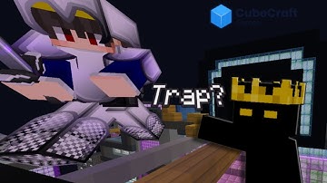 Minecraft CubeCraft But I Win Using Only a Trap (Funny/Dumb Moments)