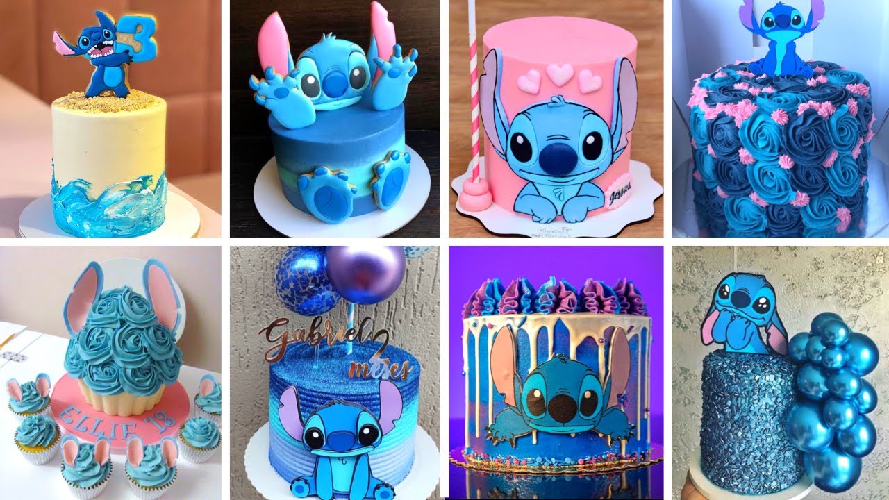 STITCH CAKE Ideas  Lilo & Stitch Birthday Cake Decorations