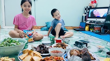 12. Chia sẻ 1 bữa ăn buổi tối ngày cuối tuần của gia đình mình| 3h đồng hồ 😬