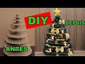 DIY- ÁRVORE DE NATAL DE MESA PARA COLOCAR DOCES E SALGADOS