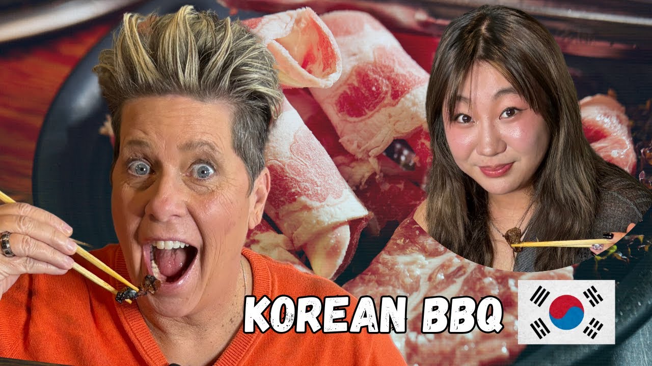 Впервые на корейском барбекю!!