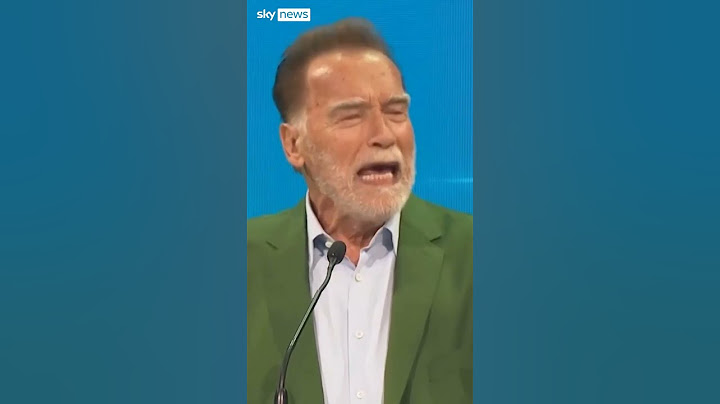 'Stop whining' over Trump, says Arnie