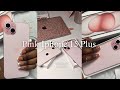 Pink Iphone 15 Plus Asmr Unboxing, Setup + Pink Iphone 13 Comparison