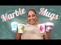 DIY Marble Mugs | DIY Watercolor Coffee Cups