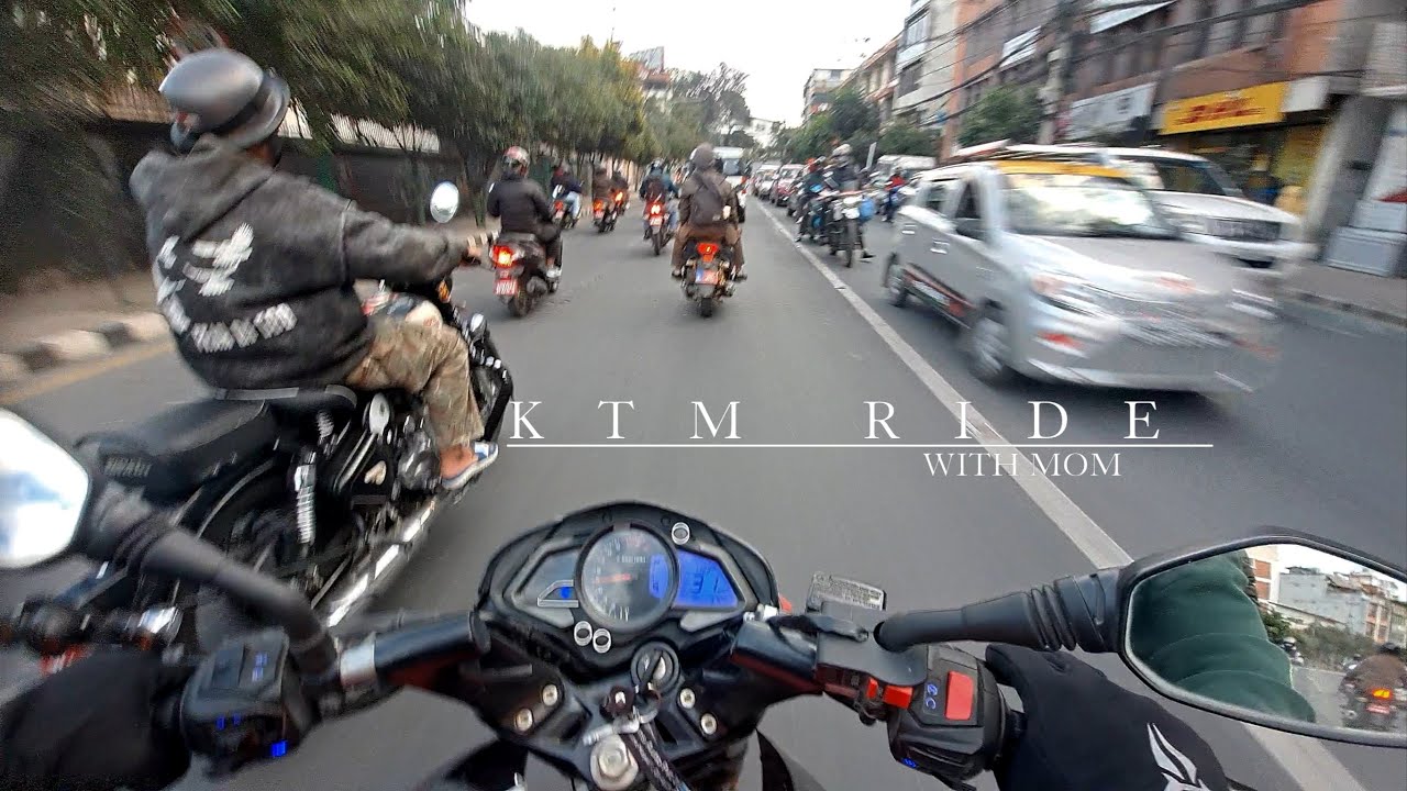 KTM RIDE VLOG || Going to Nabil Bank for paper works with my mom and sister after college ||
