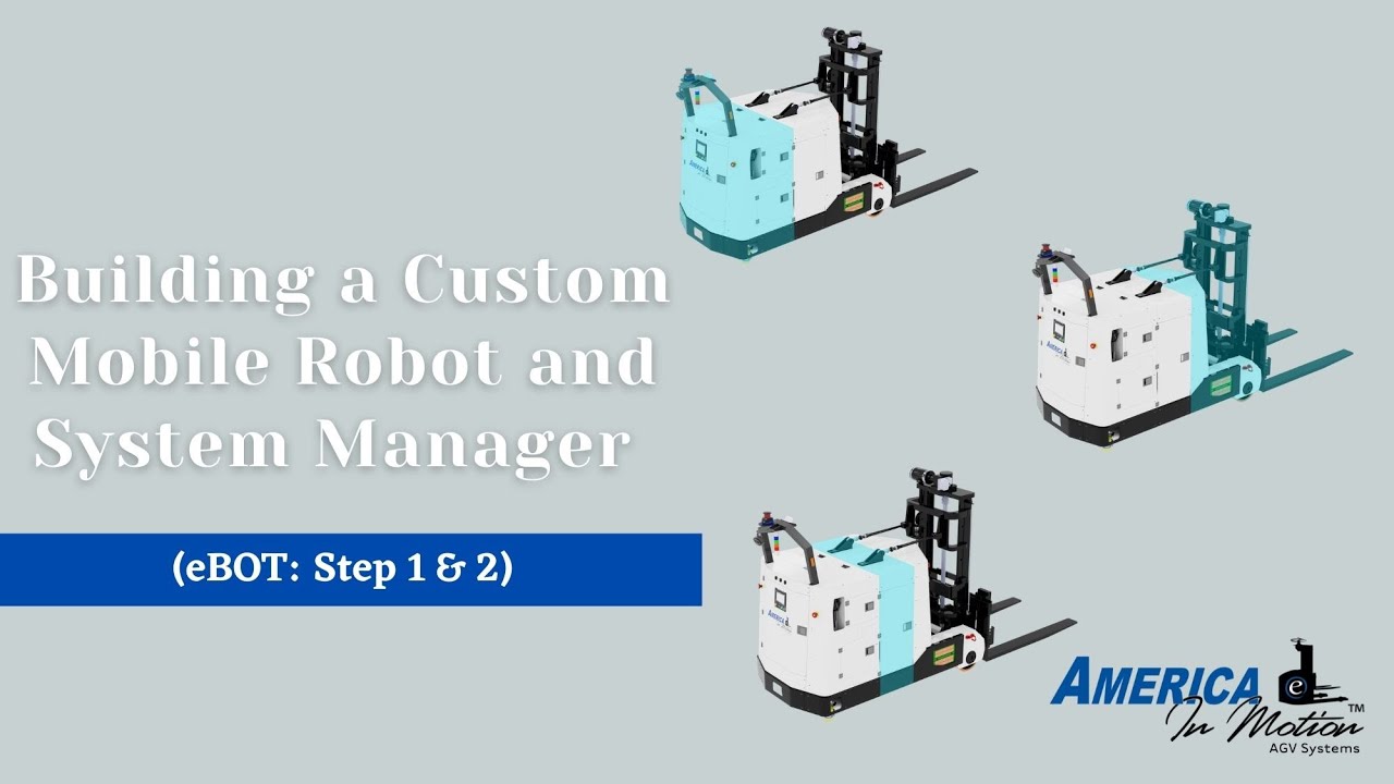 Building a Custom Mobile Robot and System Manager (eBOT: Step 1 & 2)