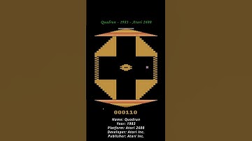 Quadrun - 1983 - Atari 2600 ( Atari VCS ) ( Shorts ) #games #atari #atari2600 #atarivcs #retrogaming