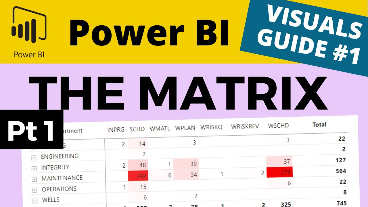 Power bi матрица