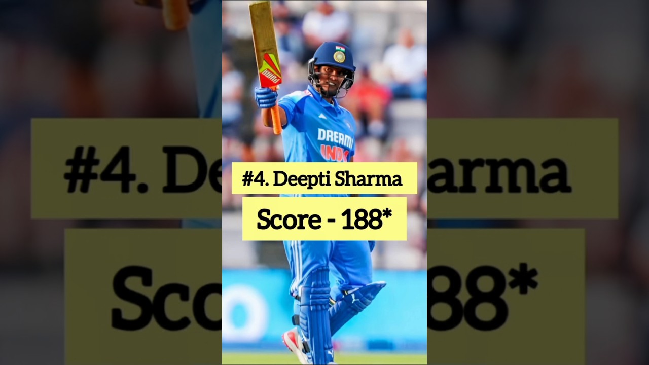 Top 10 most individuals run score in the women's cricket history 