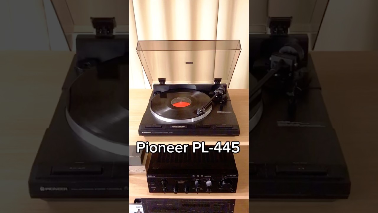 🎶 Pioneer PL-445: Pure Vinyl Magic! 💿✨ 