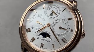 Blancpain Villeret Perpetual Calendar 6056-3642-55B Blancpain Watch Review