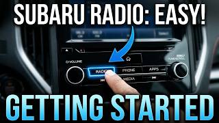 SUBARU IMPREZA - Stereo/radio controls – how to operate