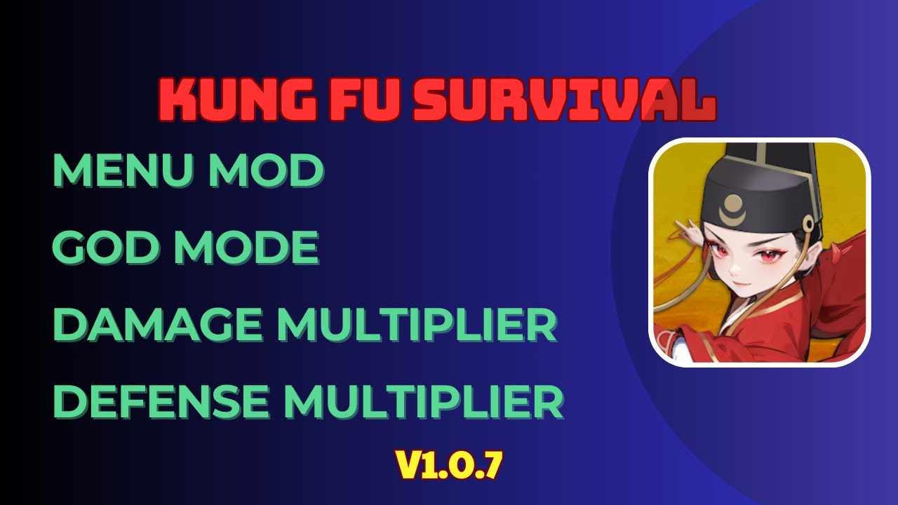 Kung Fu Survival v1.0.7 MOD APK (MENU MOD, God Mode,