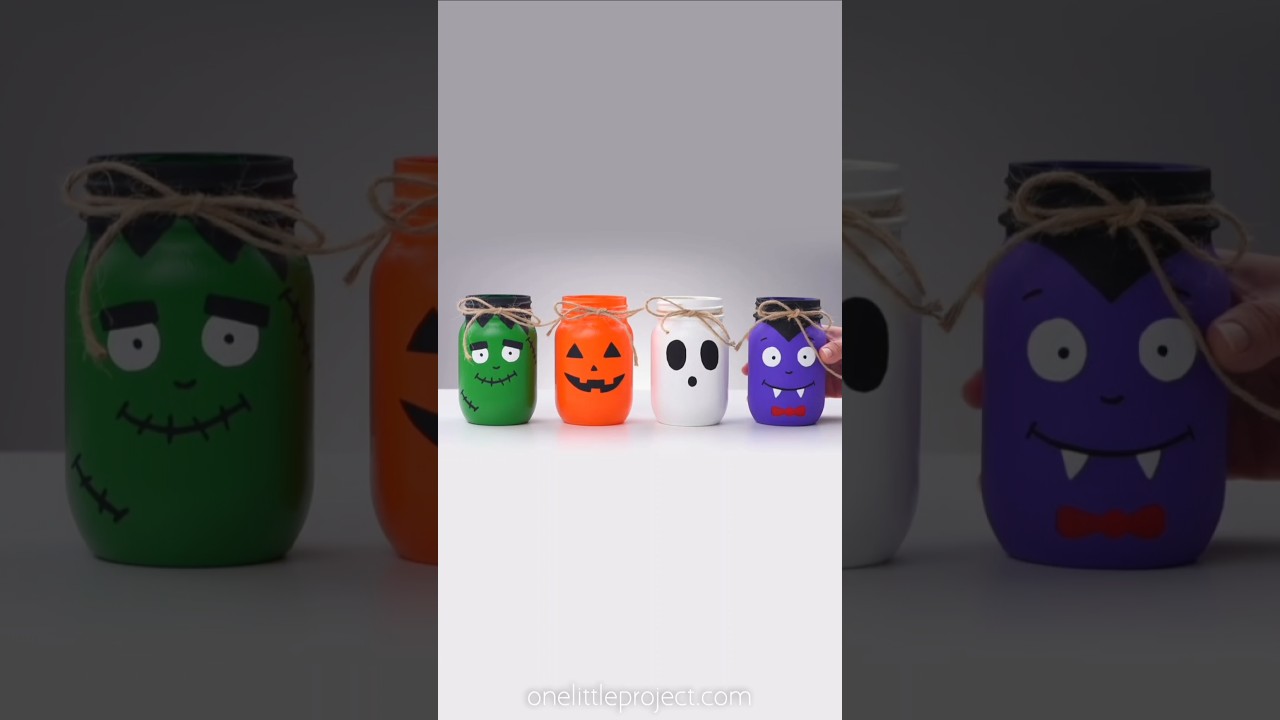 Halloween Mason Jars 🫙 🎃
