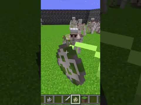 5 iron golems vs 20 skeletons