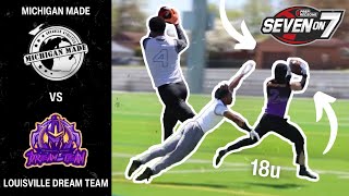 Prep Redzone's 18u 7 on 7 Nationals Semi-Final Game Highlights - Michigan Made vs. Louisville DT