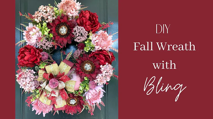 Fall Wreath Tutorial | Fall Wreath with Bling | DI...