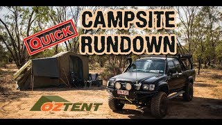 Quick Oztent RV5 Campsite Setup.