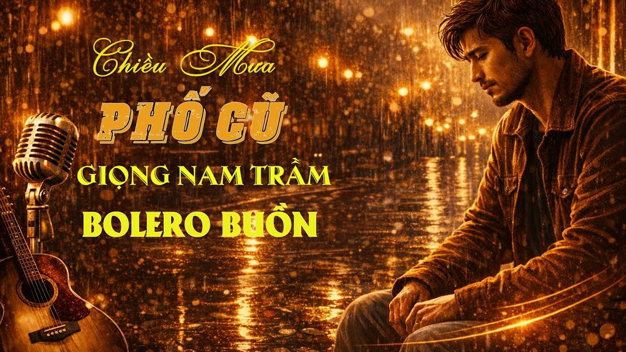 Chiều Mưa Phố Cũ – Nhạc Bolero Buồn Hay Nhất 2026 | Giọng Nam Trầm AI