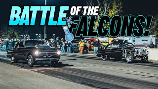 Battle of the Falcons on Slick Cold No Prep!