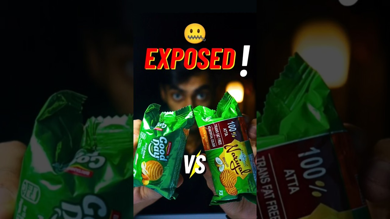 Patanjali VS Good Day Exposed 🤐 Good Day Biscuit VS Patanjali Nariyal Biscuit 