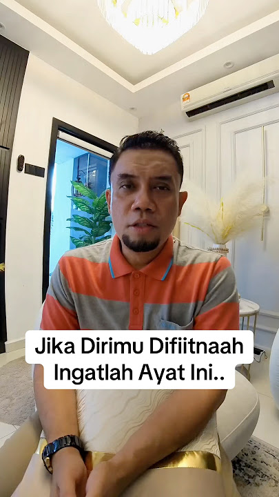 Jika Dirimu Difitnah, Amalkan Ayat ini.. #ustazelyasismail