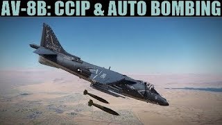 AV8B Harrier: UnGuided Bombing(CCIP & AUTO)(Single, Salvo & Ripple) Tutorial | DCS WORLD