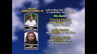 Chris Germaine Lionel ~ Long Obituary