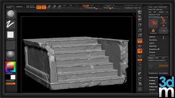 Using ZBrush to Create Quick "Beat Up" Edges and Cracks - 3dmotive