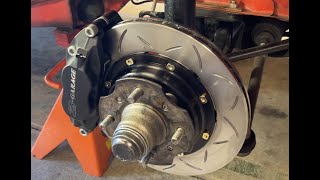 240Z Z Car Garage Big Brake Kit (BBK) Installation