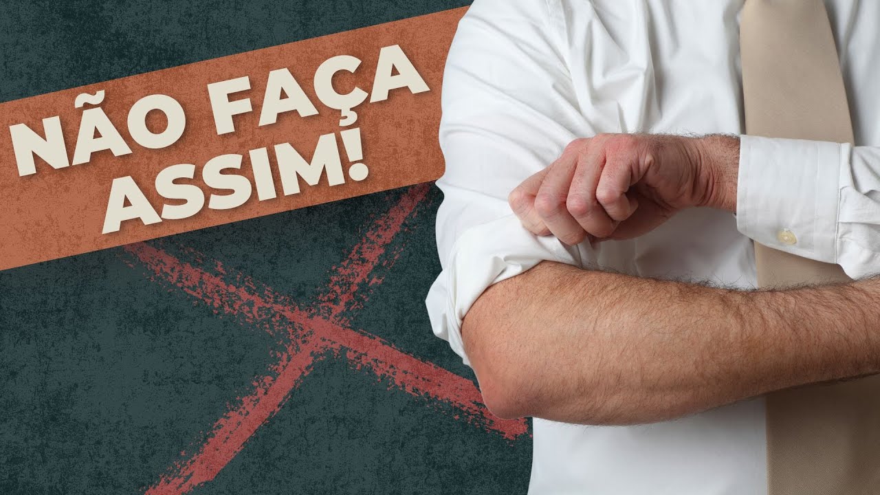 Como DOBRAR MANGA DA CAMISA - a melhor maneira!