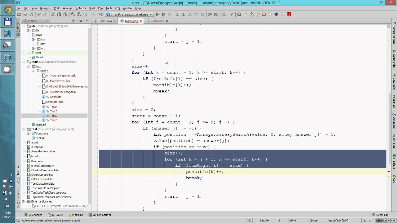 Google Code Jam Online Round #2 - YouTube