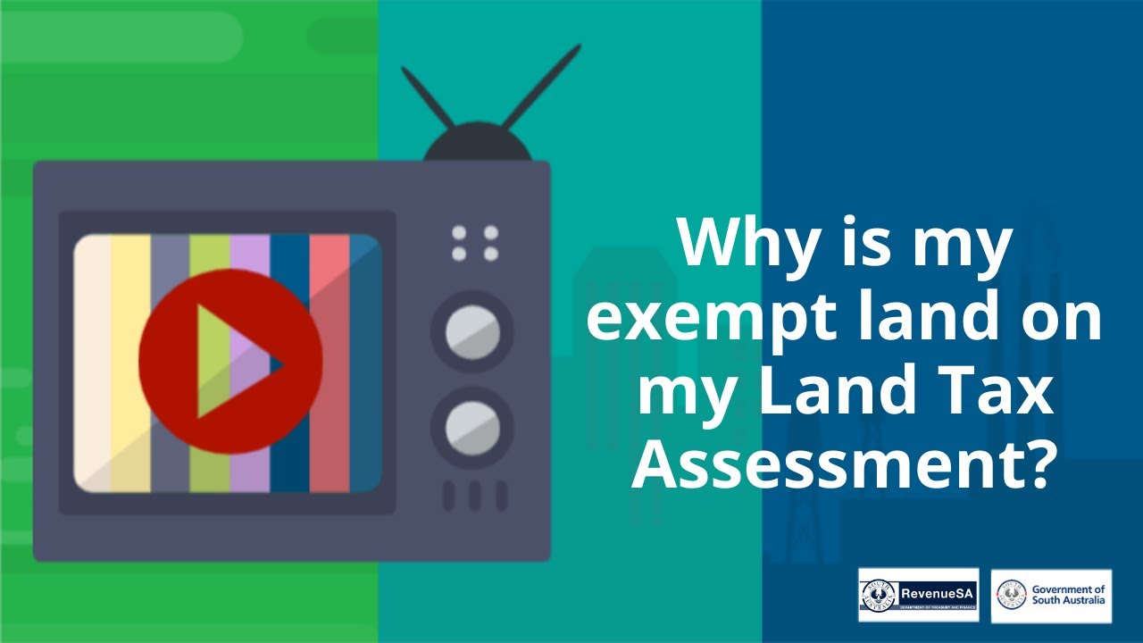 Why is my exempt land on my Land Tax Assessment YouTube