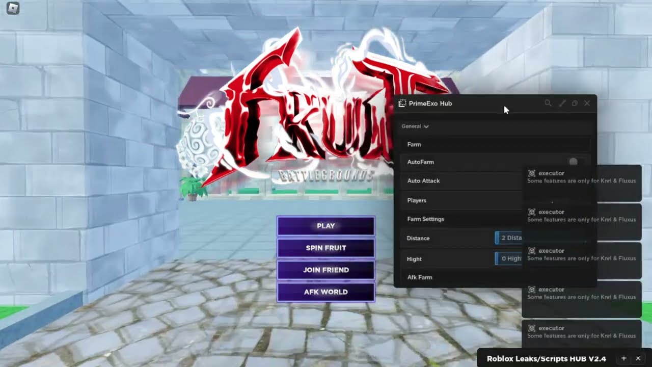 Fruit Battlegrounds: Teleports, Auto Farm Marco & More Scripts