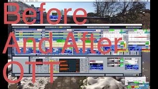 Before And After OTT... Audio To AbletonLive Multiband Dynamics Processing.