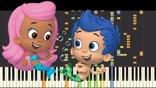 IMPOSSIBLE REMIX - Bubble Guppies Theme Song - Piano Cover chords