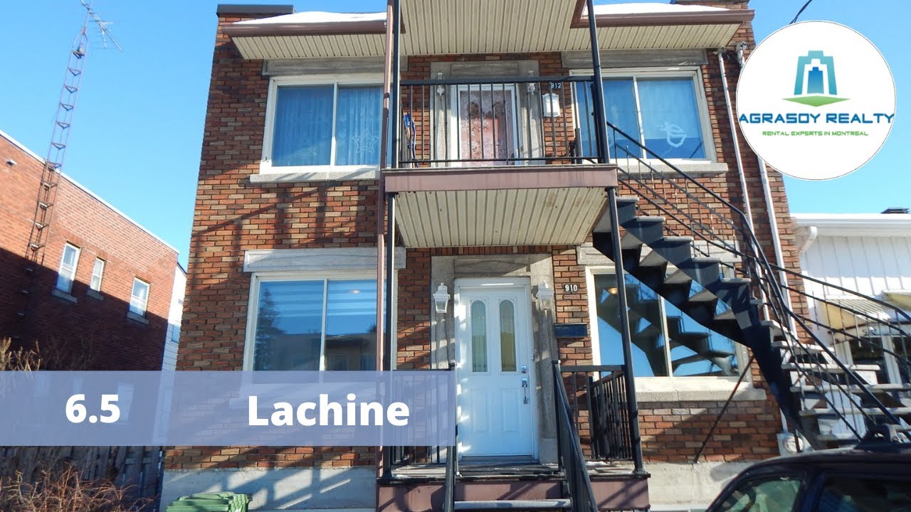 910 9e avenue Lachine 4 bedroom 2 bathroom unit for rent 6,5 à