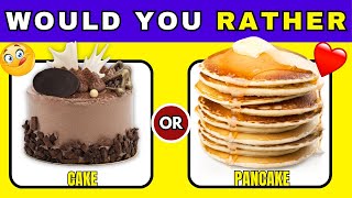 🍔🥤 Would You Rather: Food & Drink Edition! 🍕🍓