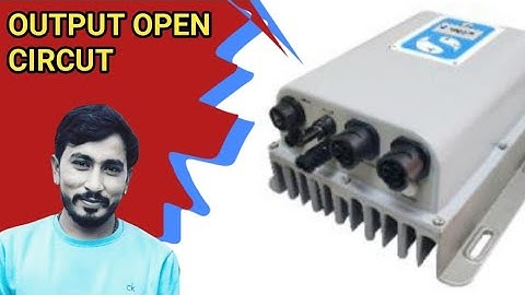 shakti Sigma solar controller # output open circut fault # over current detected#