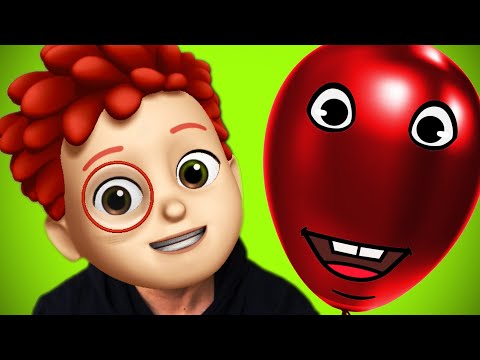 Kırmızı Balon Nerdesin | Kids Songs Nursery Rhymes Balonlar Parmak Ailesi