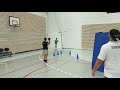 Handball training  shooting