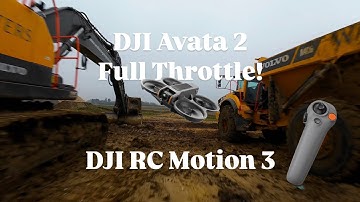 DJI Avata 2 FPV Full Throttle - RC Motion 3 Sport Mode