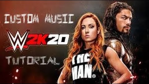 CUSTOM MUSIC & VIDEO  WWE 2k20-2K24 (UPDATE VIDEO TUTORIAL IN DESCRIPTION)