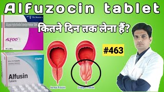 Alfuzocin prolonged release tablets ip 10mg uses | Alfuzocin tablet uses in hindi | Alfuzocin 10 mg