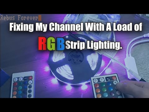 Joining the RGB Militia - Installing LED strip lighting.