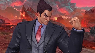 KAZUYA BOSS VS EX DEVIL JIN AND NINA WILLIAMS - TEKKEN 7 ROUND 2 COLLABORATION - KOF ALL STAR